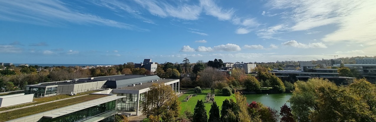 Blue skies over UCD Belfield campus